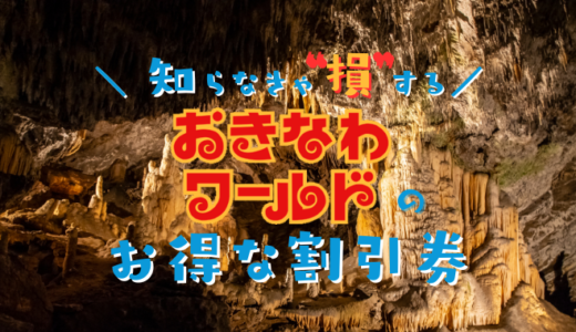 おきなわワールド玉泉洞の割引券が置いてある場所はどこ？クーポンコードでコンビニより安く買える前売り券